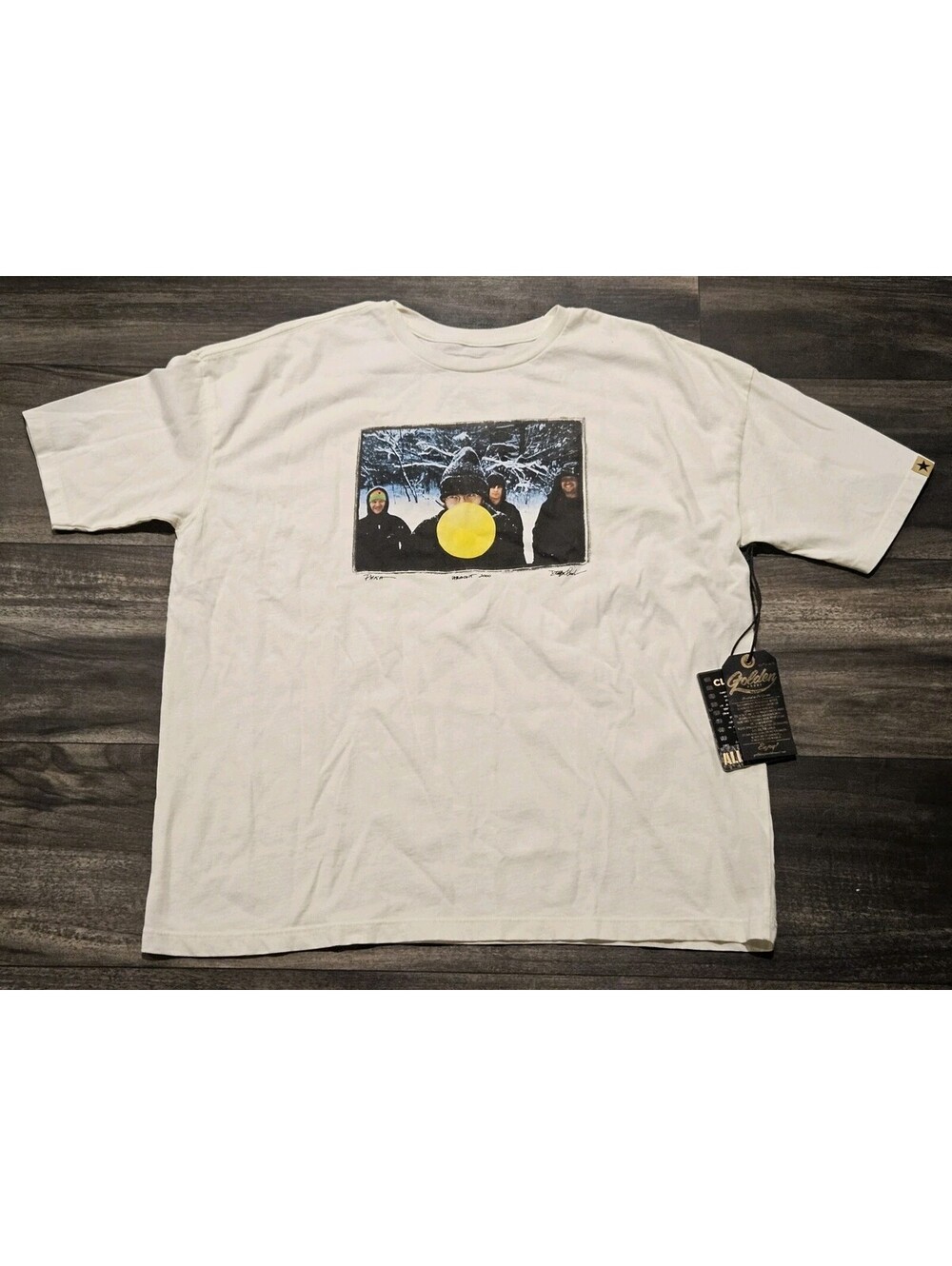 Photographer Danny Clinch "Phish Balloon" Mens Off White T shirt Small